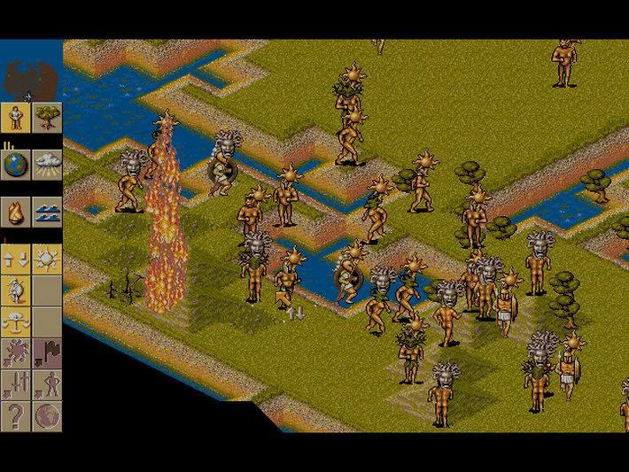 Изображение игры: Populous 2: Trials of the Olympian Gods