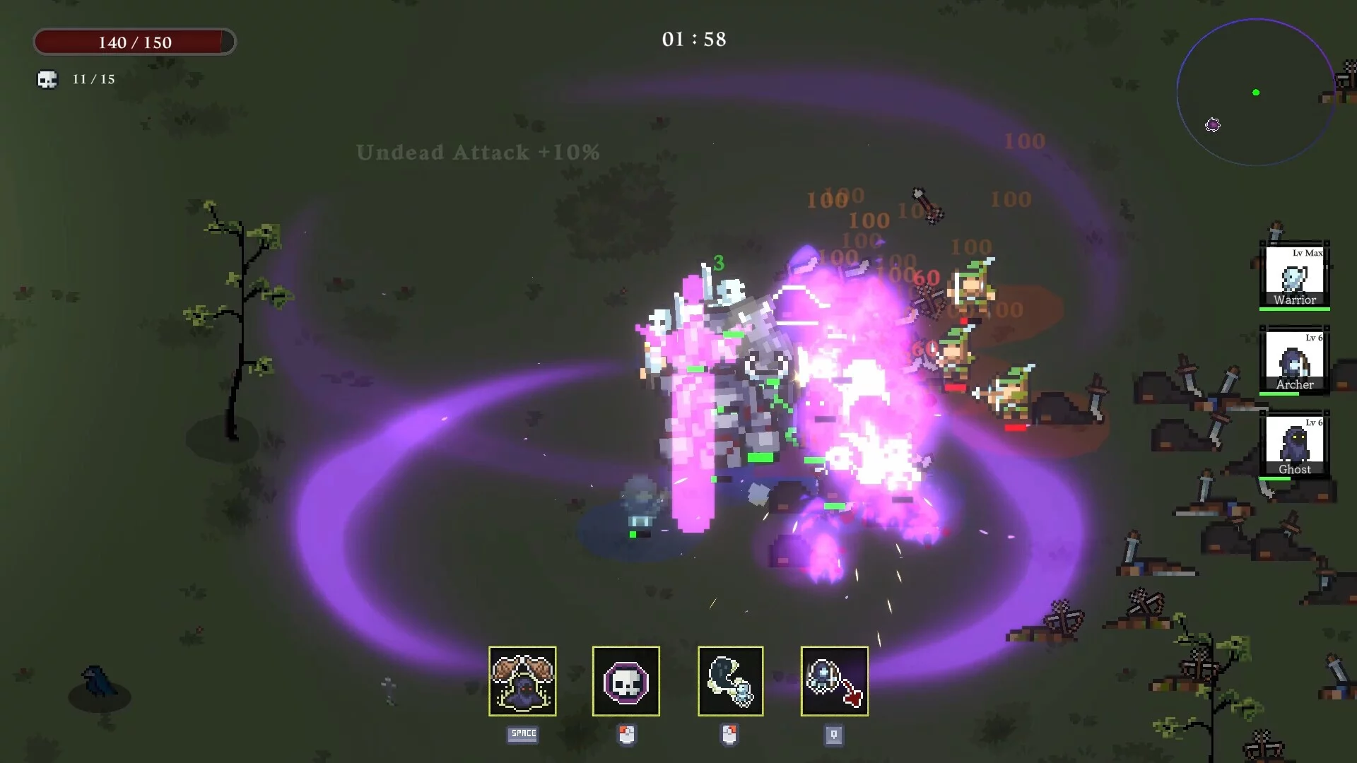 Изображение игры: Necro Rumble
