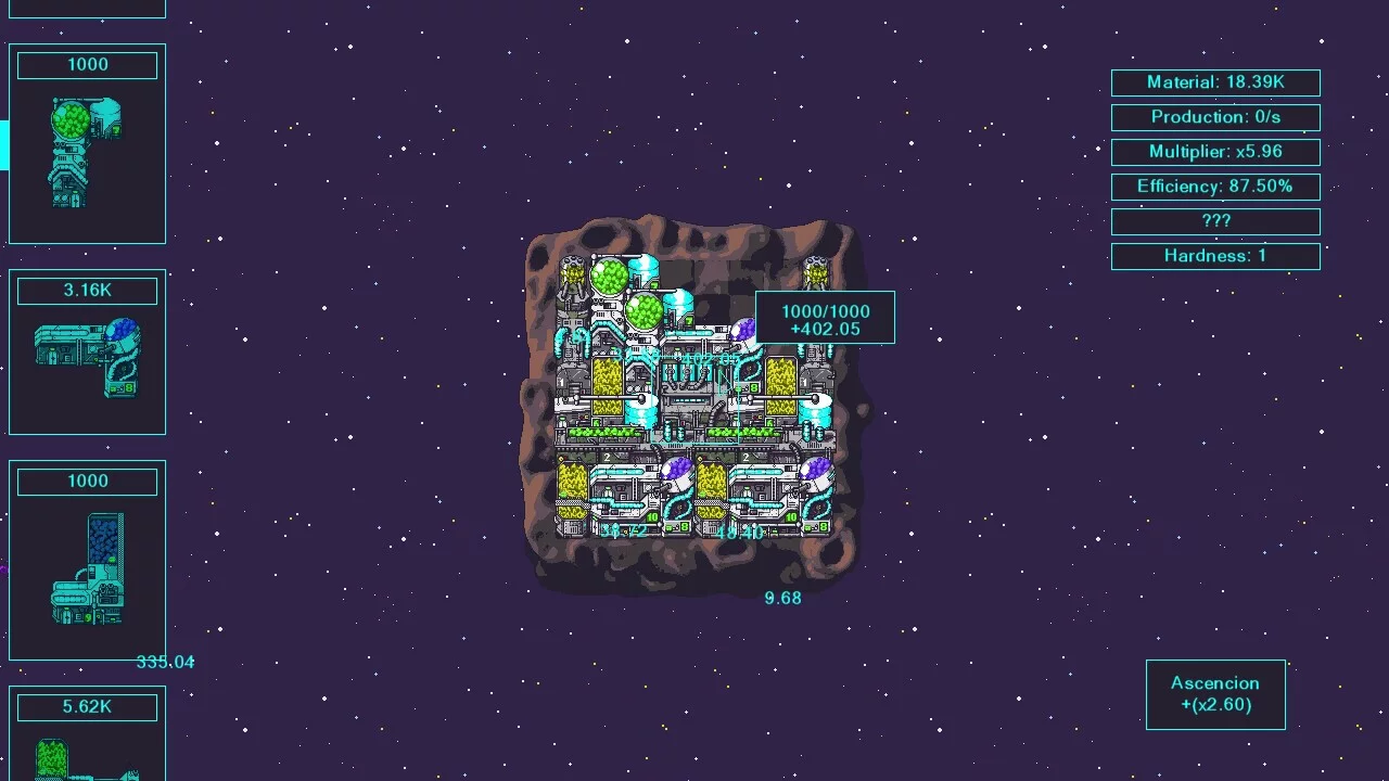 Изображение игры: Asteroid Core