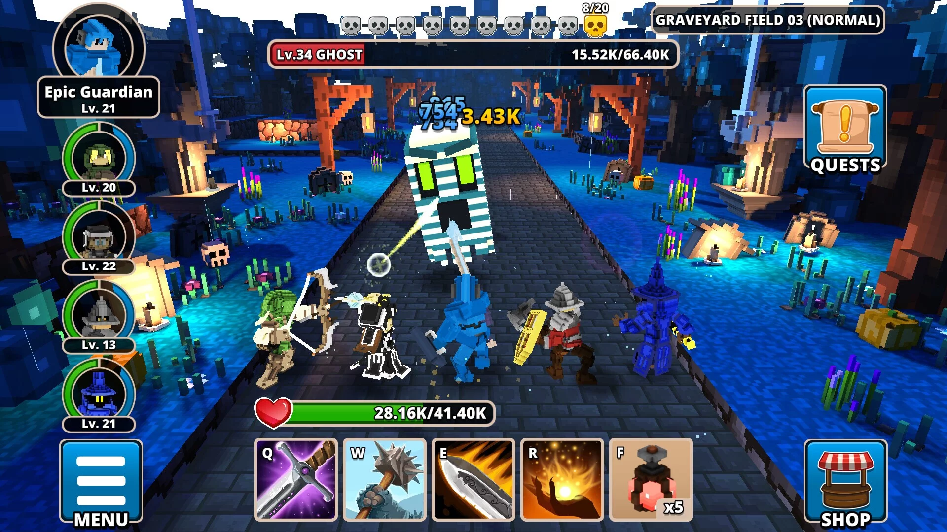Изображение игры: Clicker Guardians