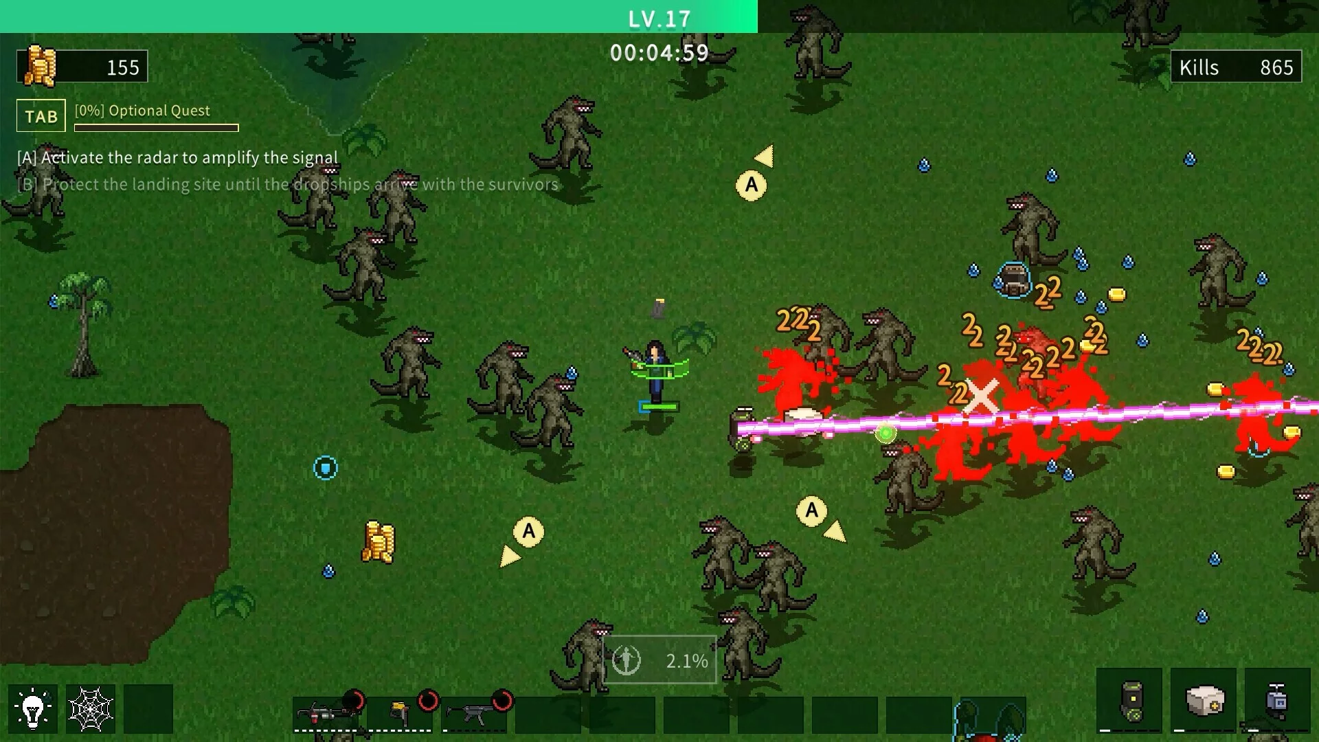 Изображение игры: Alien Slayers