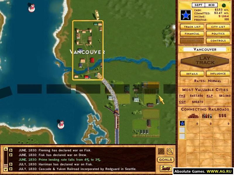 Изображение игры: Rails Across America
