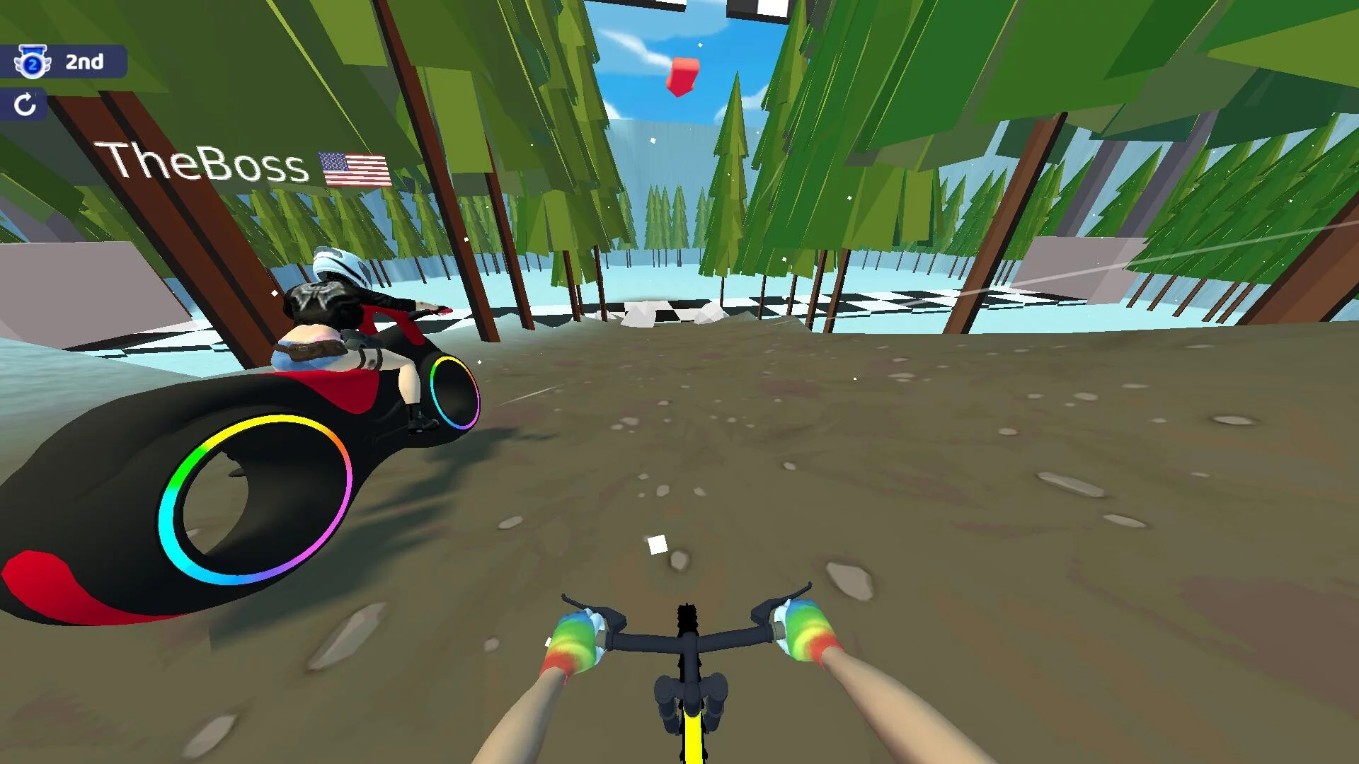 Изображение игры: BIKE RIDE 3D
