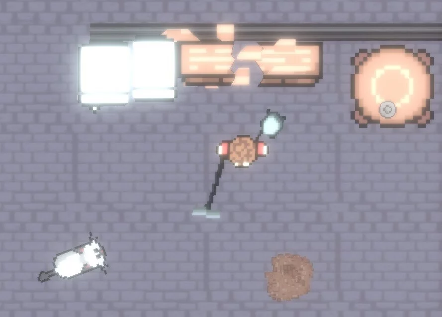 Изображение игры: Late Night Cleaning Simulator