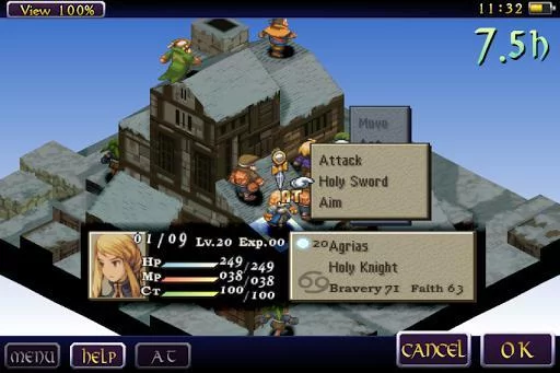 Изображение игры: Final Fantasy Tactics: The War of the Lions