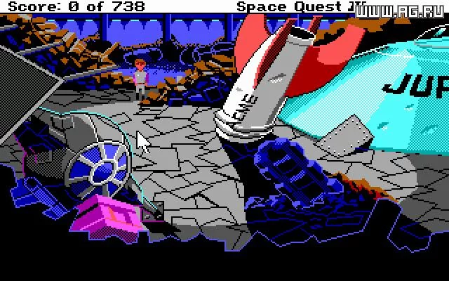 Изображение игры: Space Quest 3: The Pirates of Pestulon