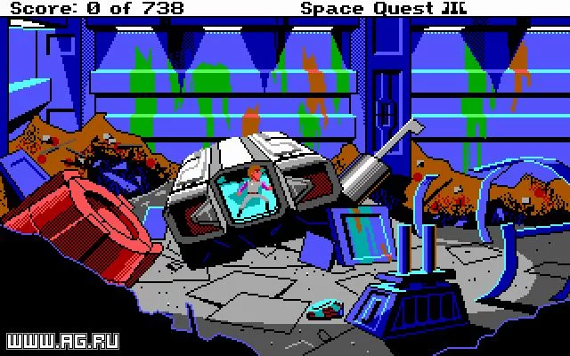 Изображение игры: Space Quest 3: The Pirates of Pestulon