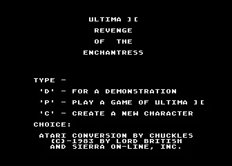 Изображение игры: Ultima II: The Revenge of the Enchantress