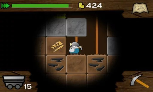 Изображение игры: Gem Miner: Dig Deeper