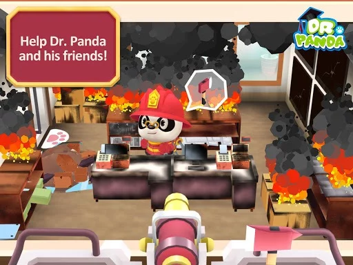 Изображение игры: Dr. Panda Firefighters