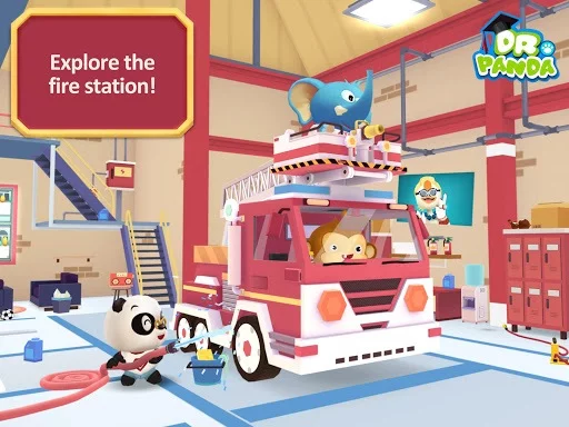 Изображение игры: Dr. Panda Firefighters