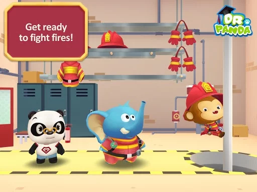 Изображение игры: Dr. Panda Firefighters