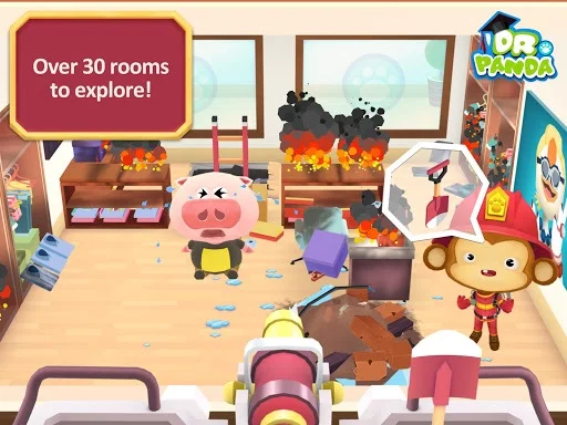 Изображение игры: Dr. Panda Firefighters