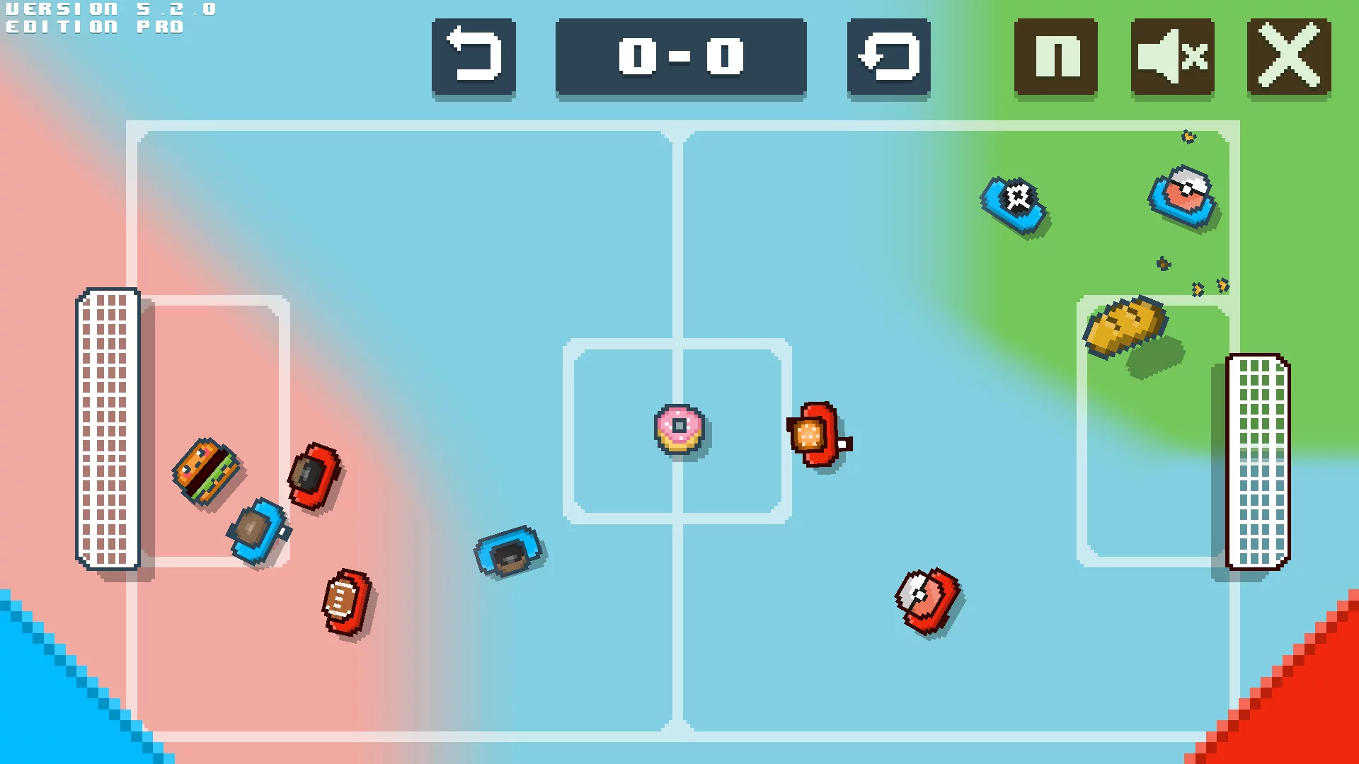 Изображение игры: Socxel | Pixel Soccer