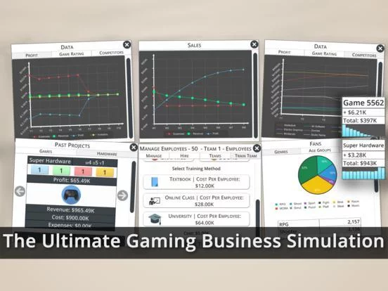 Изображение игры: Game Studio Tycoon 3