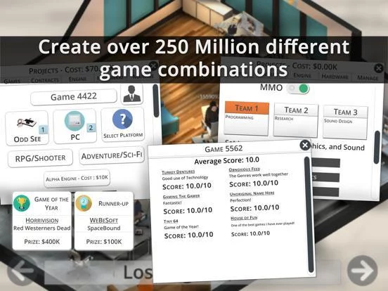 Изображение игры: Game Studio Tycoon 3
