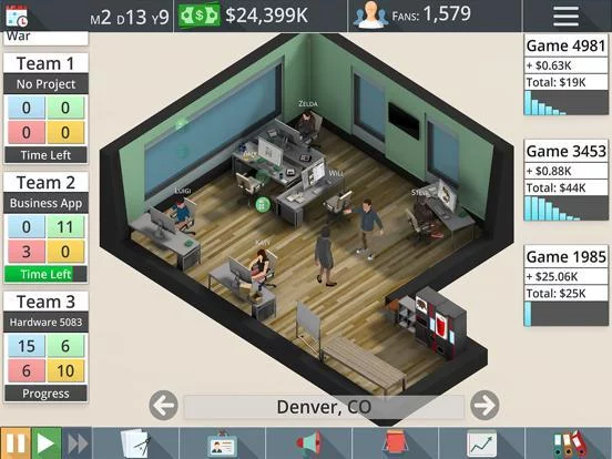 Изображение игры: Game Studio Tycoon 3