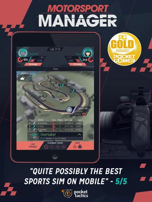 Изображение игры: Motorsport Manager Mobile