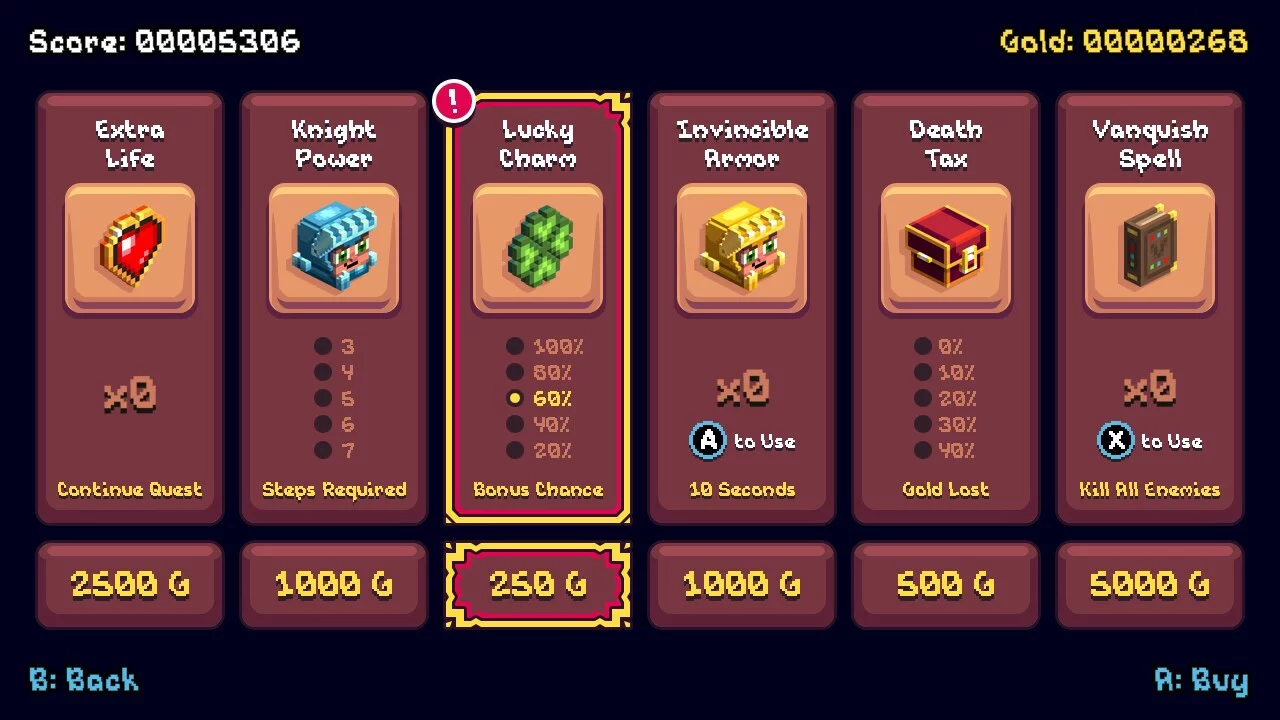 Изображение игры: Knights of the Rogue Dungeon