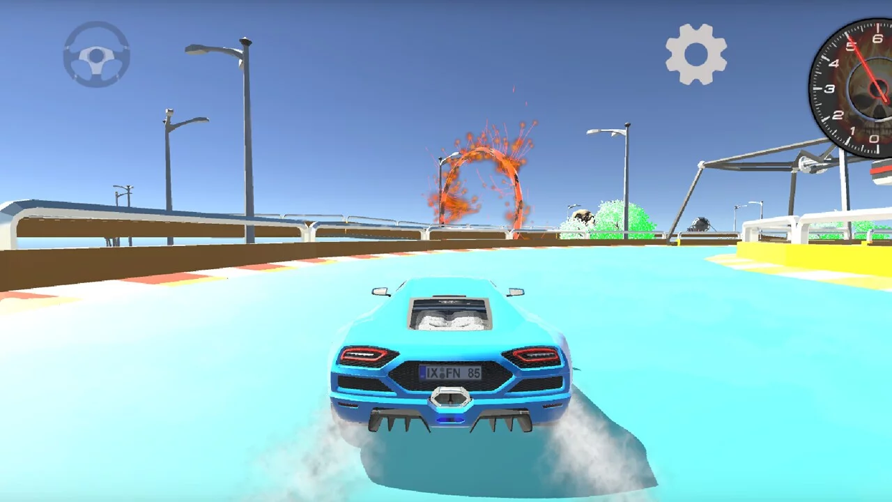 Изображение игры: Fire Racing