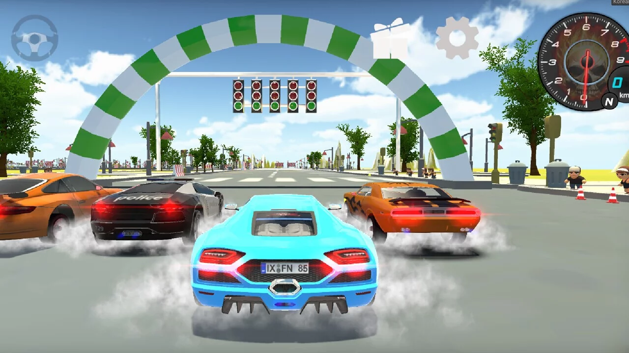 Изображение игры: Fire Racing