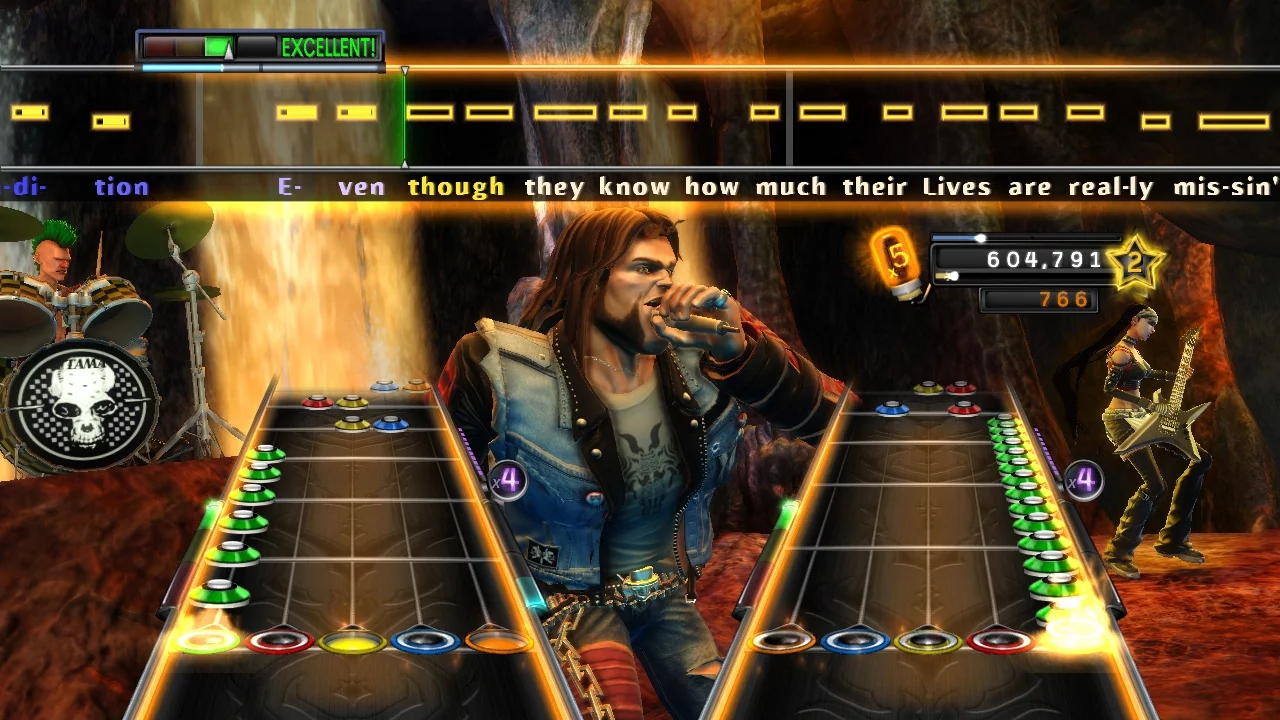 Изображение игры: Guitar Hero: Warriors of Rock