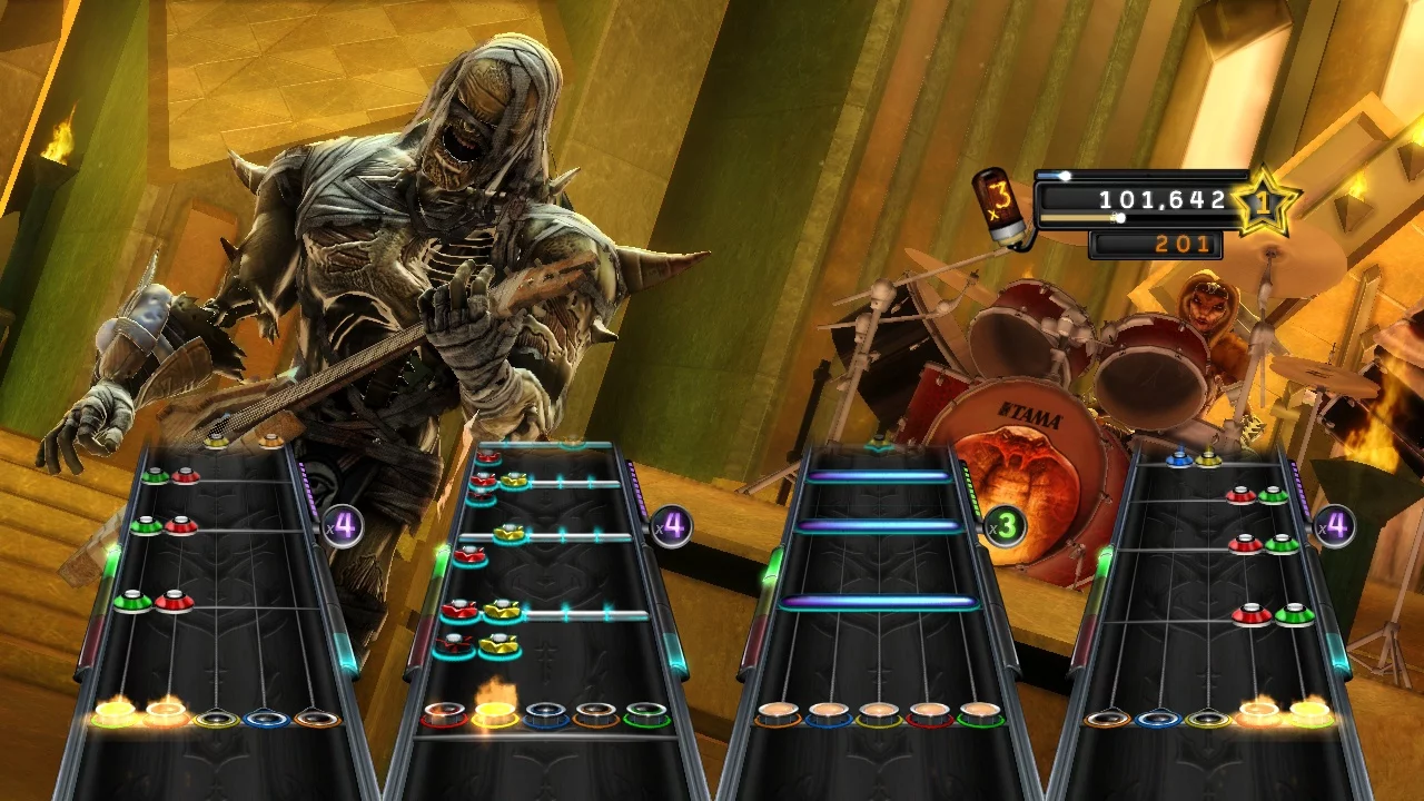 Изображение игры: Guitar Hero: Warriors of Rock