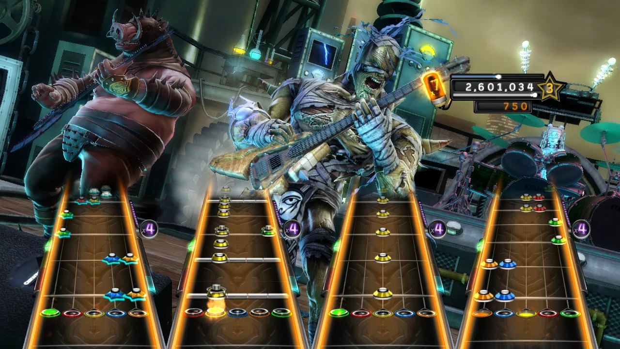 Изображение игры: Guitar Hero: Warriors of Rock