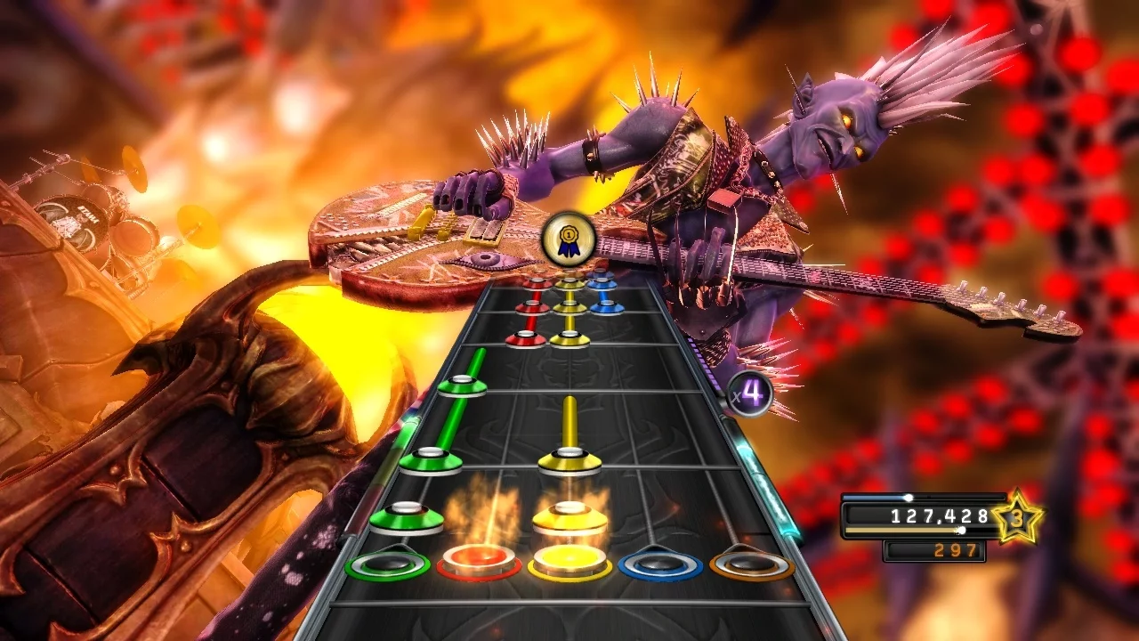 Изображение игры: Guitar Hero: Warriors of Rock