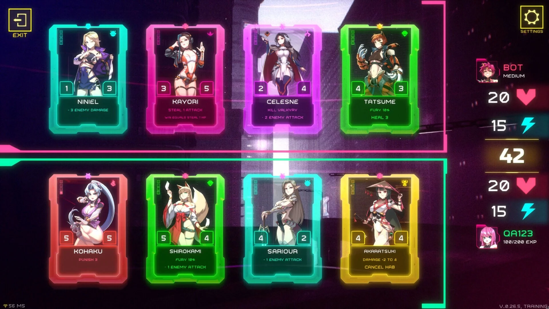 Изображение игры: Underground Waifus TCG