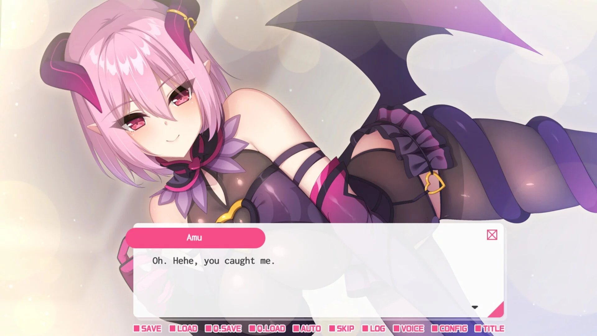 Изображение игры: My oshi vtuber jumped through the screen and now we're living together: Slightly psycho succubus ASMR streamer