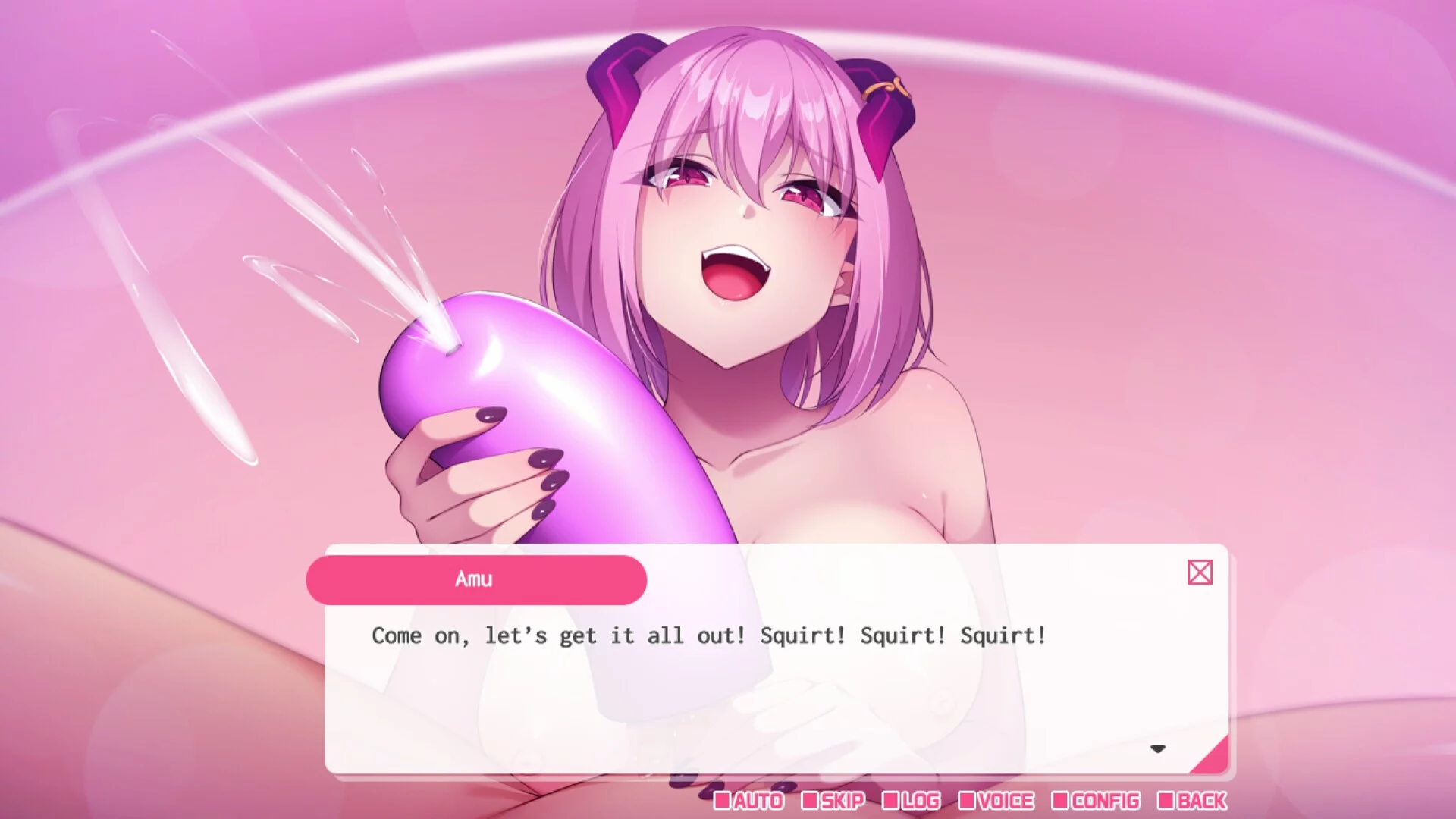 Изображение игры: My oshi vtuber jumped through the screen and now we're living together: Slightly psycho succubus ASMR streamer
