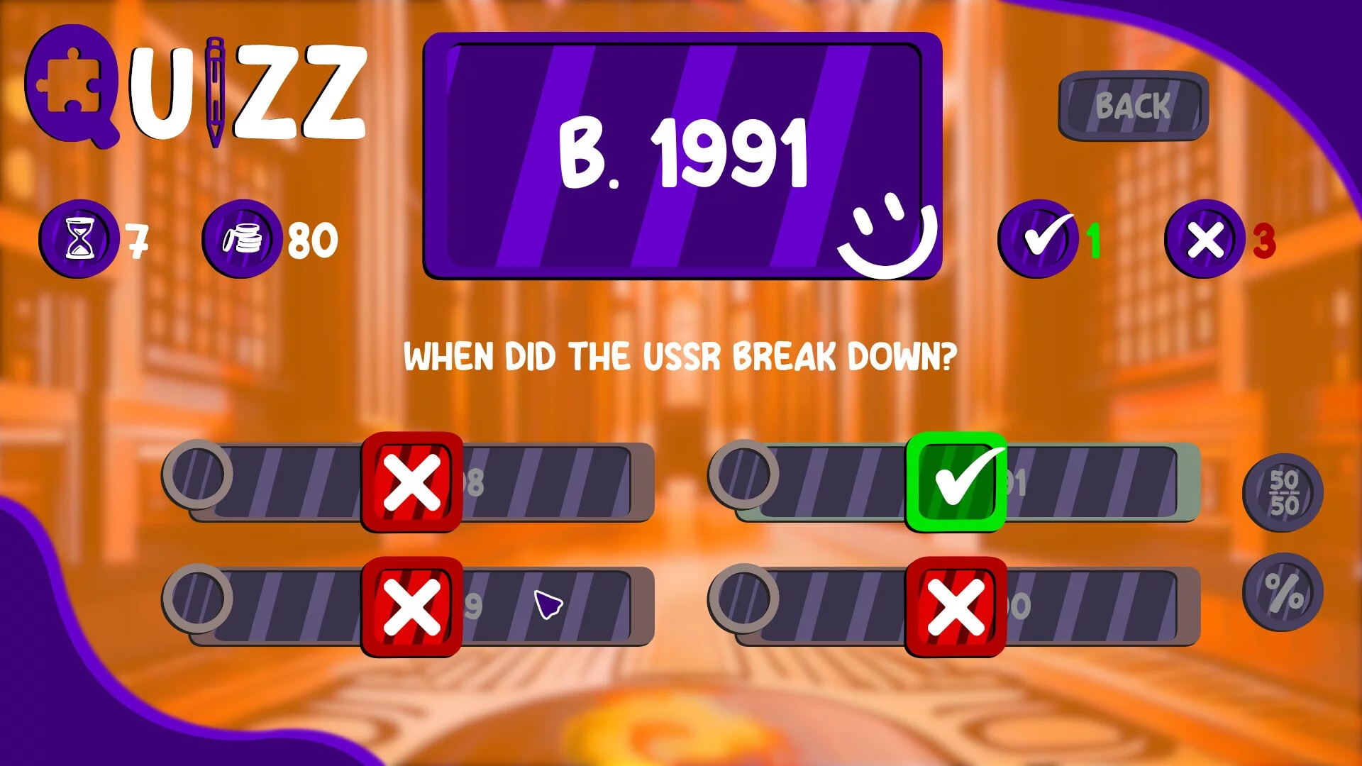 Изображение игры: Quizz