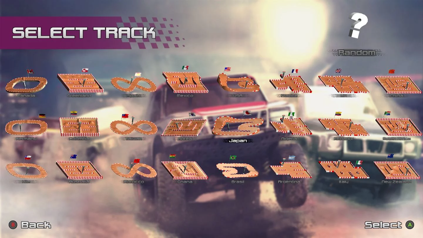 Изображение игры: Rock 'N Racing Off Road DX