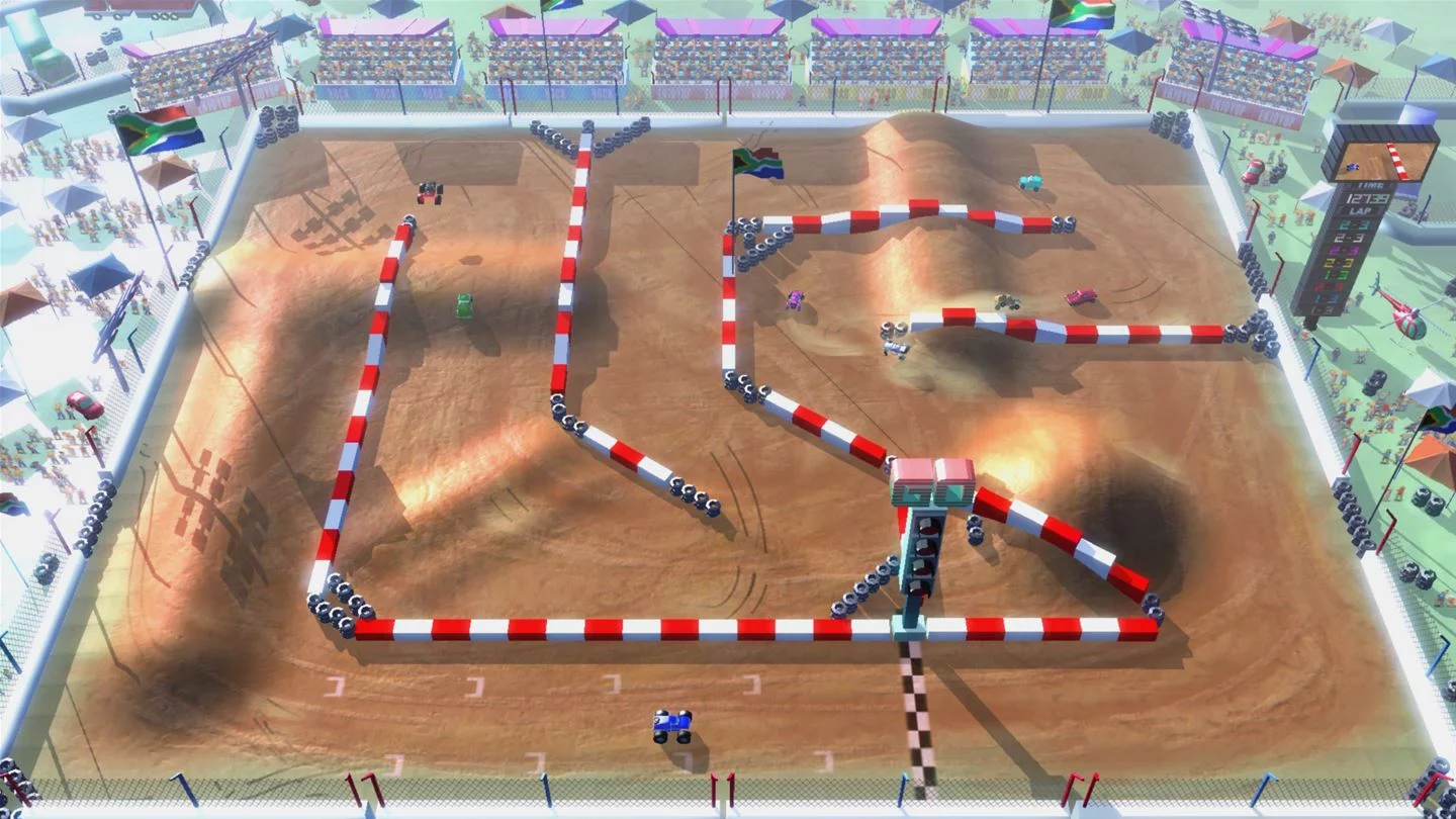 Изображение игры: Rock 'N Racing Off Road DX