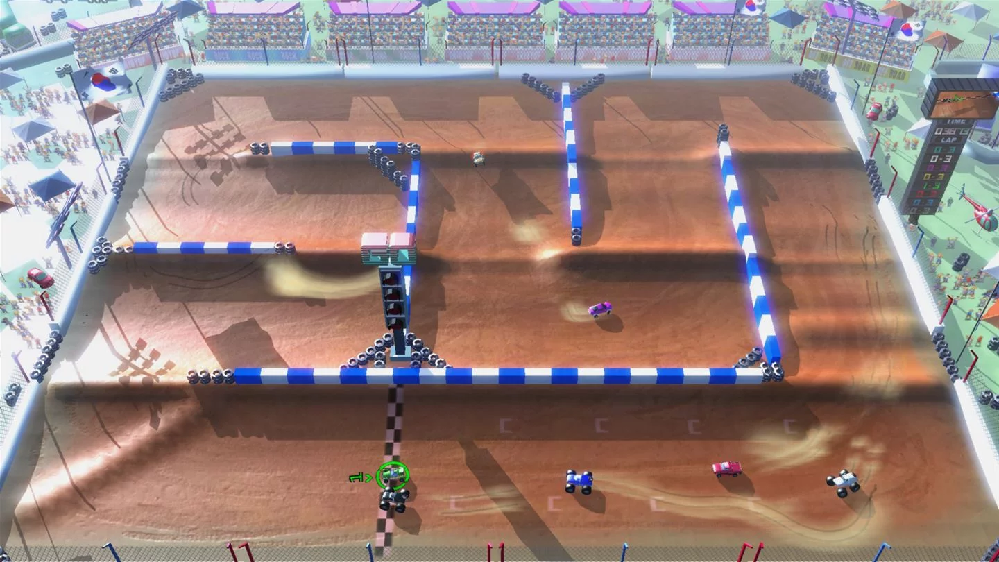 Изображение игры: Rock 'N Racing Off Road DX