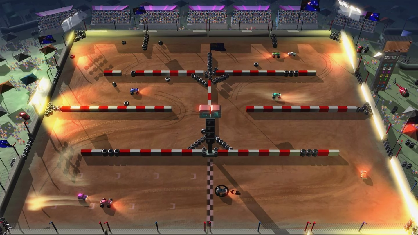 Изображение игры: Rock 'N Racing Off Road DX