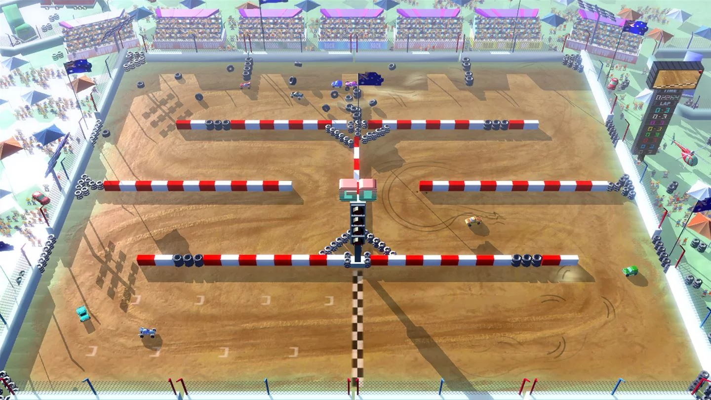 Изображение игры: Rock 'N Racing Off Road DX