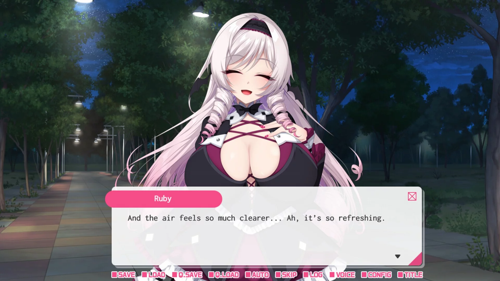 Изображение игры: My oshi vtuber jumped through the screen and now we're living together: I want to make a contract with the lady vampire