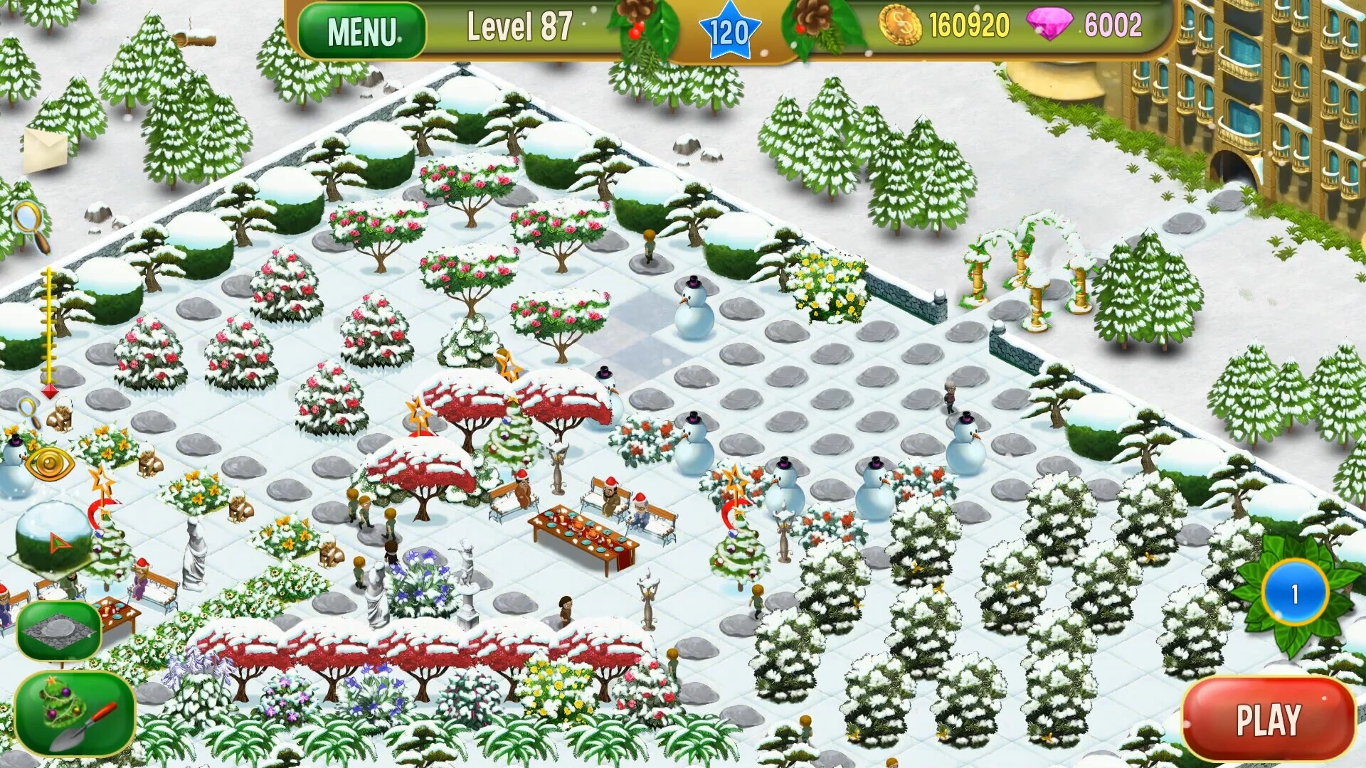 Изображение игры: Queen's Garden Christmas