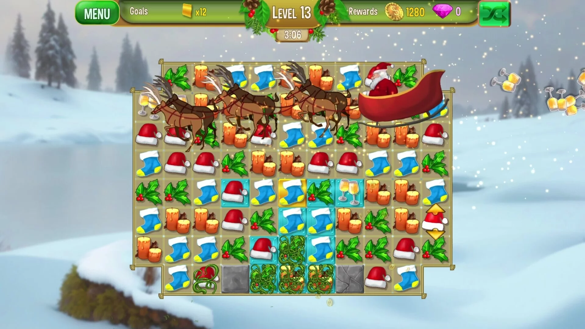Изображение игры: Queen's Garden Christmas