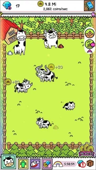 Изображение игры: Cow Evolution
