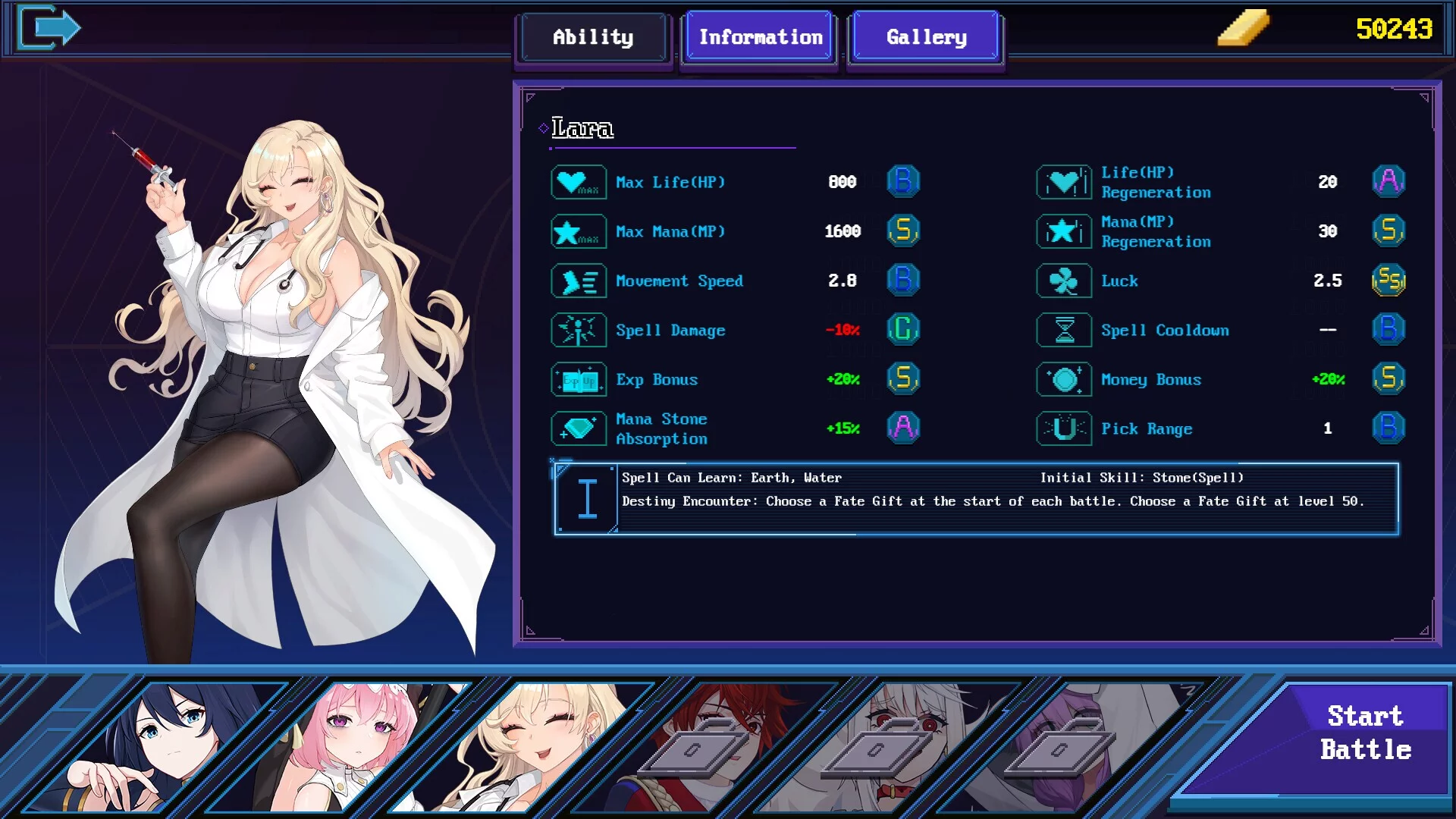 Изображение игры: Etaine: Magic Survivor / 伊泰恩：魔法幸存者