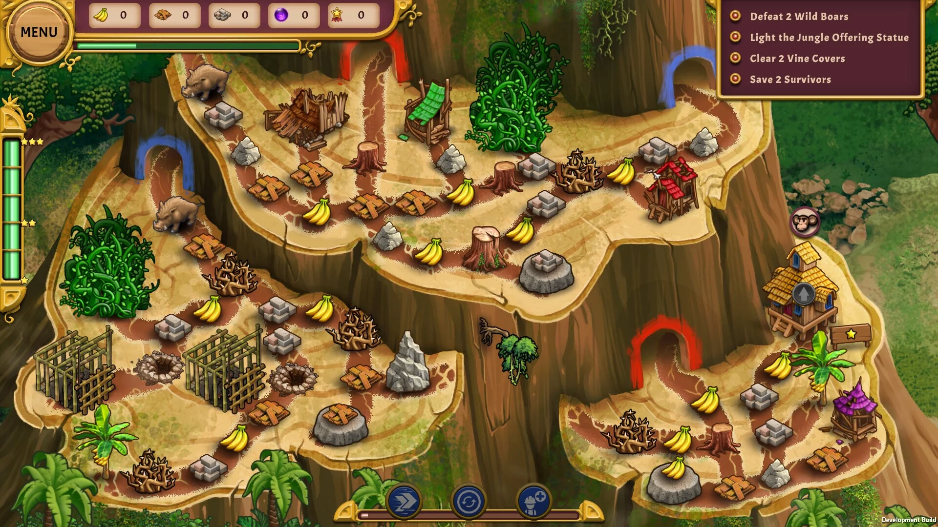 Изображение игры: Chimp Quest: Spirit Isle