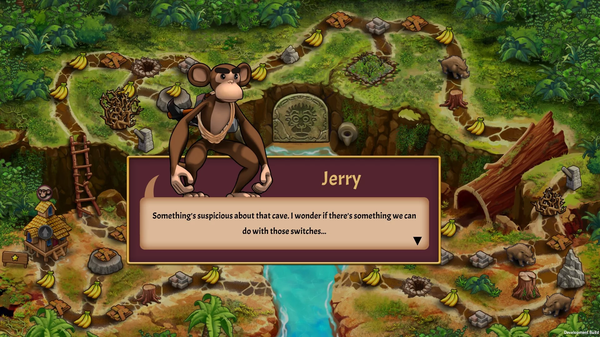 Изображение игры: Chimp Quest: Spirit Isle