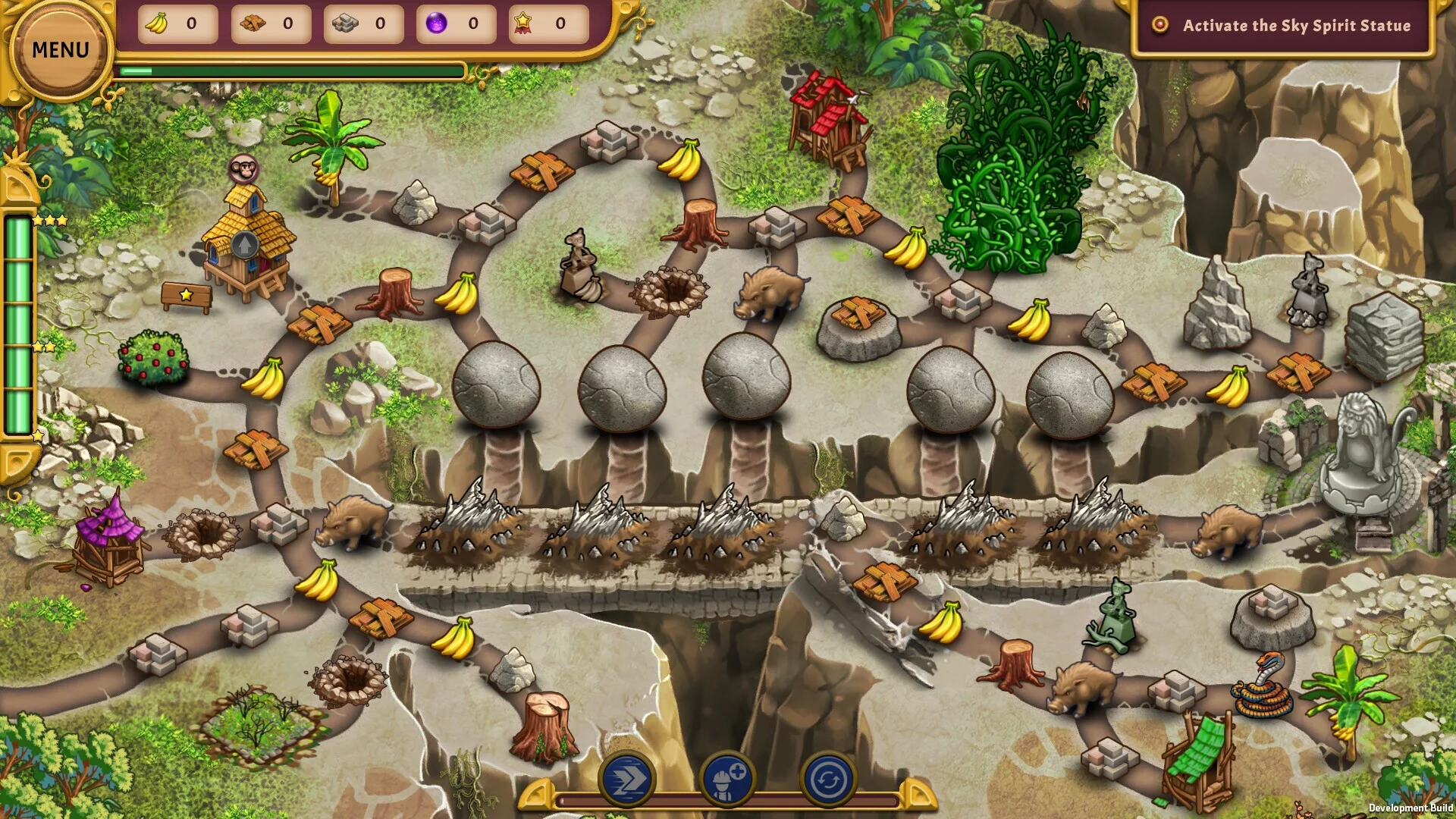 Изображение игры: Chimp Quest: Spirit Isle