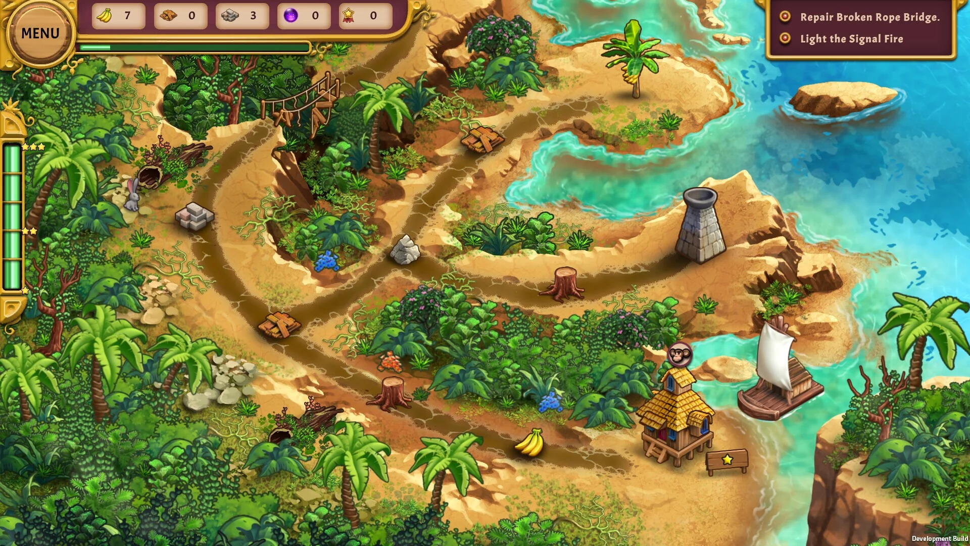 Изображение игры: Chimp Quest: Spirit Isle