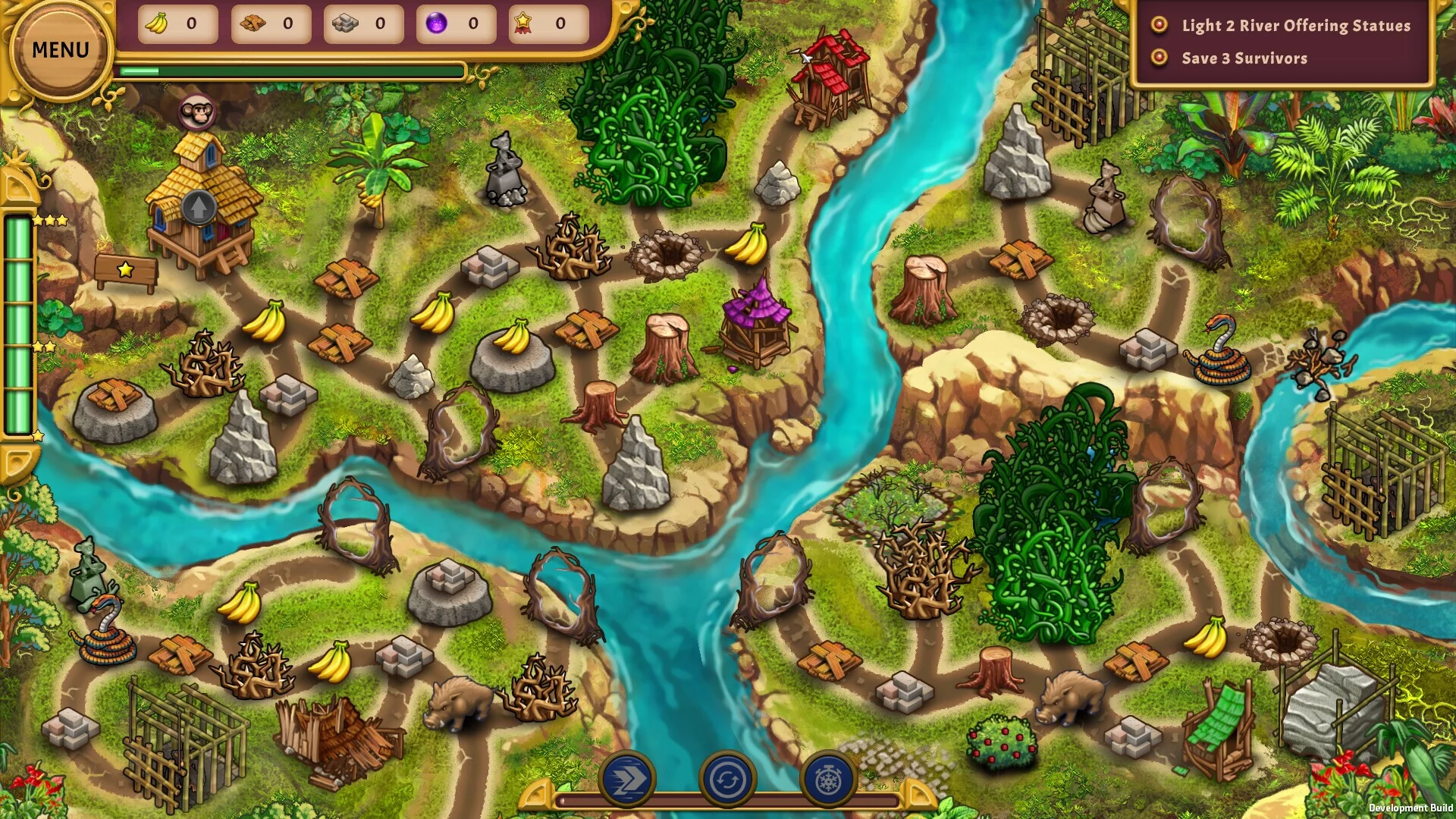 Изображение игры: Chimp Quest: Spirit Isle