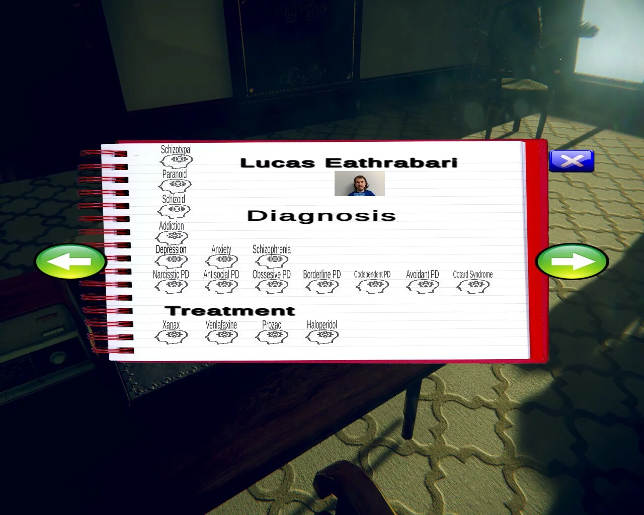 Изображение игры: Psychiatrist Simulator 2