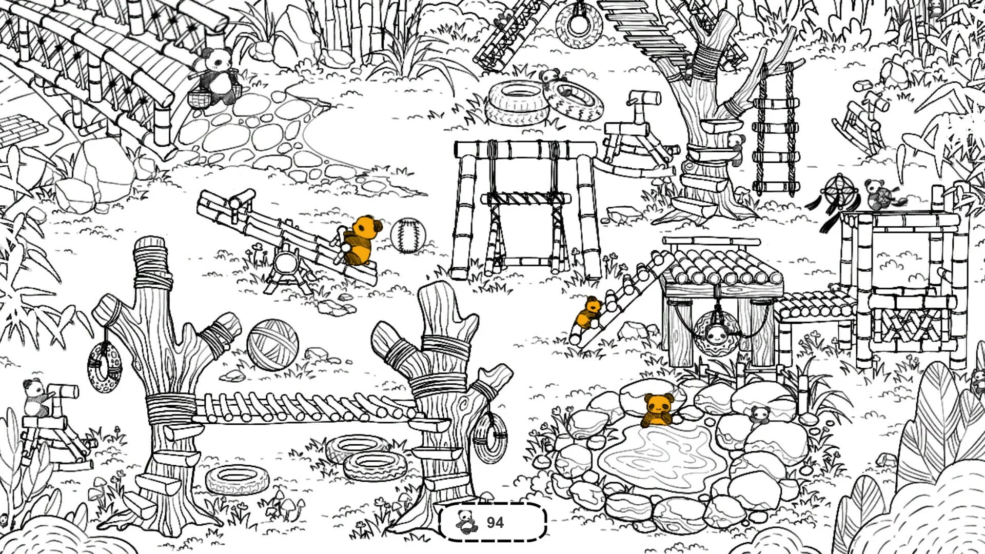 Изображение игры: Where Pandas 熊猫在哪里